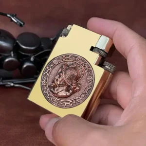 Copper Trench Lighter - Francisco Pizarro