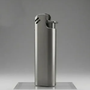 Flint Wheel Butane Gas Lighter - Titanium