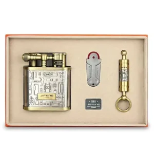 Butane Gas Duel Jet Flame Lighter - Gift Pack