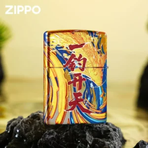 Zippo Golden Carp Fish Fisherman - Image 2