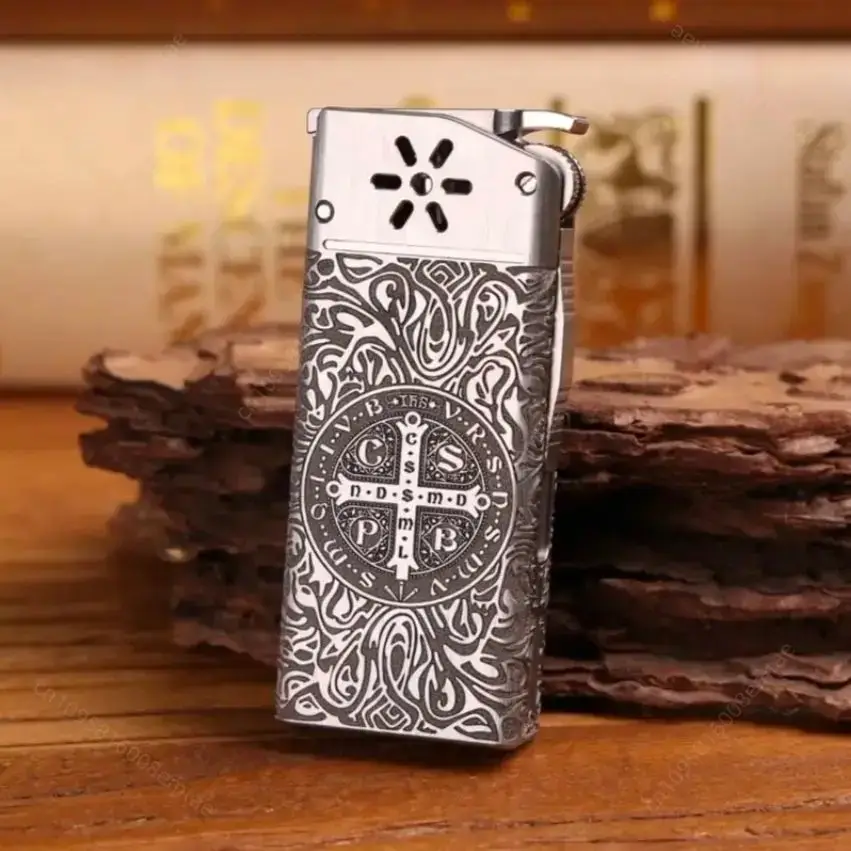 Flint Wheel Titanium Kerosene Lighter - Constantine