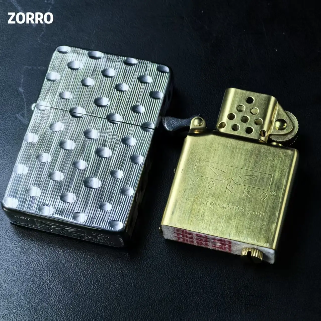 Zorro 917 Silver - Brushed + Dimpled - Image 5