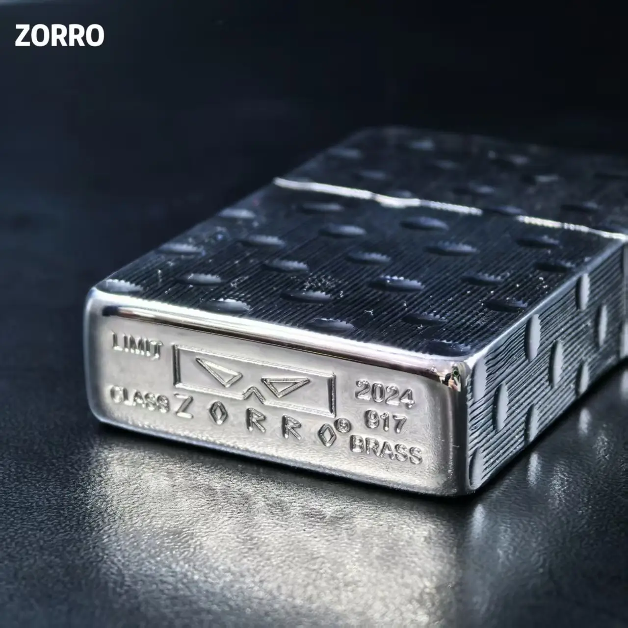 Zorro 917 Silver - Brushed + Dimpled - Image 7