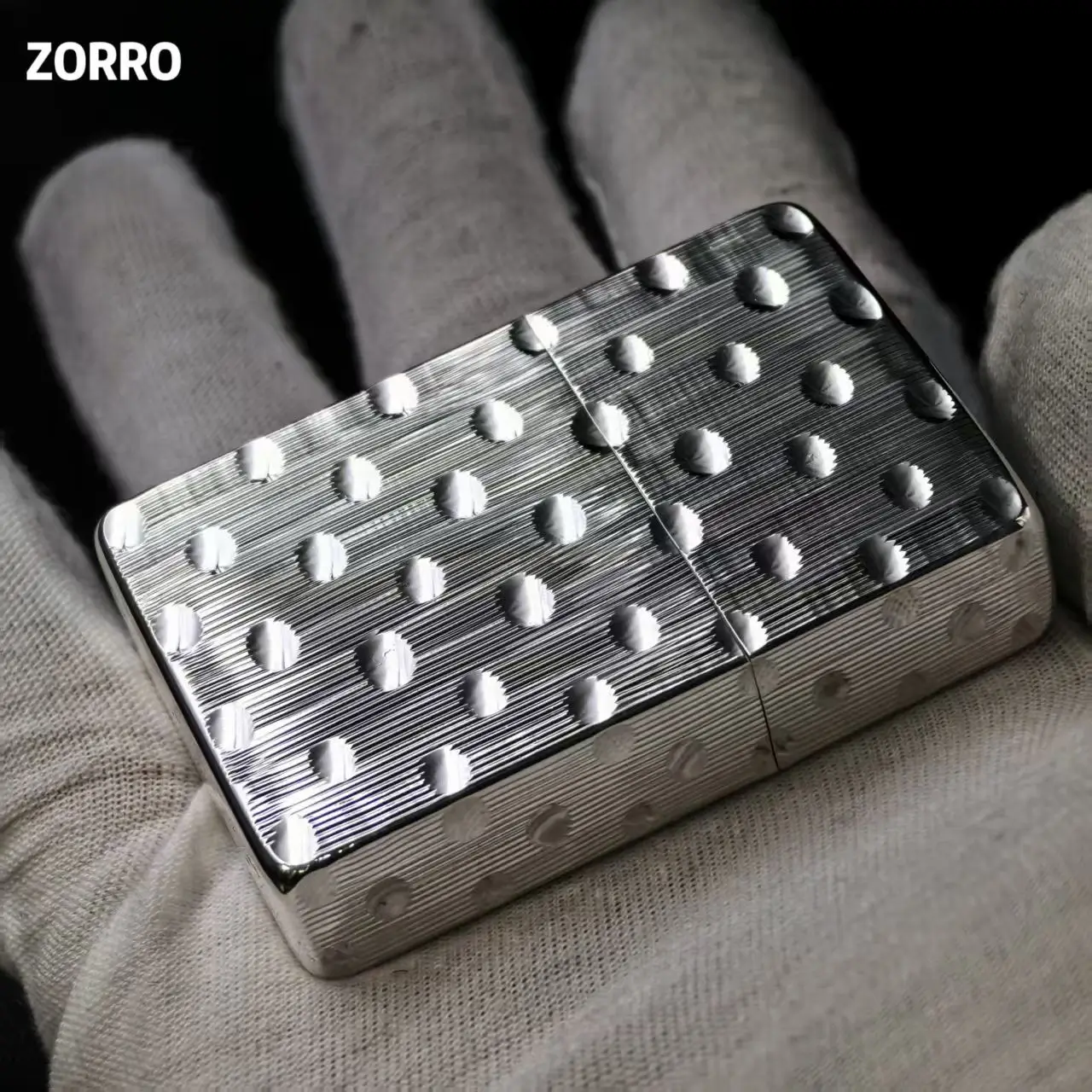 Zorro 917 Silver - Brushed + Dimpled - Image 3