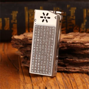 Flint Wheel Kerosene Lighter - Titanium