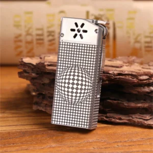 Flint Wheel Kerosene Lighter - Titanium