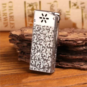 Flint Wheel Kerosene Lighter - Titanium