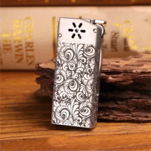 Flint Wheel Kerosene Lighter - Titanium