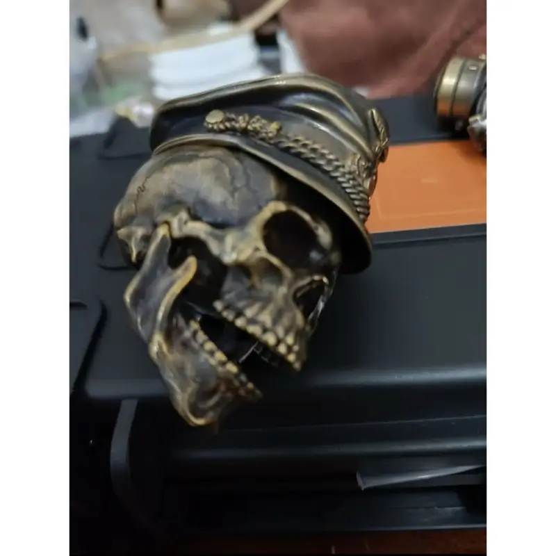 Handmade War Maniac with Gas Mask Kerosene Lighter - Image 6