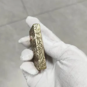 Zorro Zl8 Tang Floral Relief - Brass Inlaid - Image 4