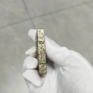 Zorro Zl8 Tang Floral Relief - Brass Inlaid - Image 3