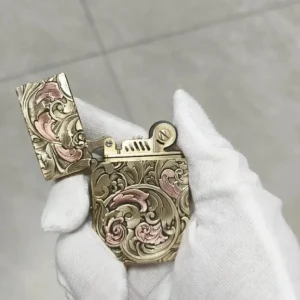 Zorro Zl8 Tang Floral Relief - Brass Inlaid - Image 5