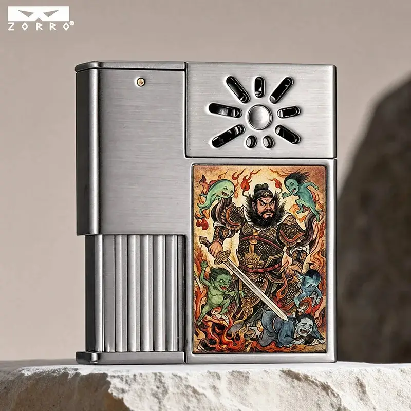 Zorro One Press Square Kerosene Lighter - Image 2