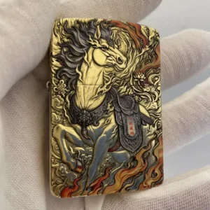 Zorro 910S Horse - Brass Enamel Colored