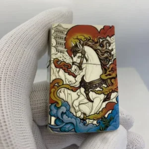 Zorro 910S Horse - Silver Enamel Colored