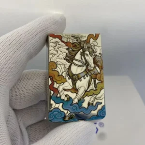 Zorro 910S Horse - Silver Enamel Colored - Image 2