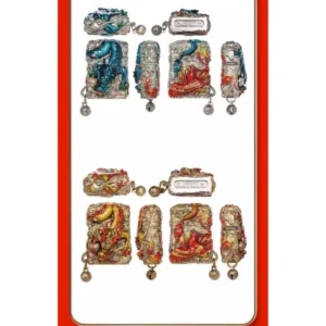 Zippo Legendary Dragon and Phoenix Enamel Kerosene Lighter - Image 6
