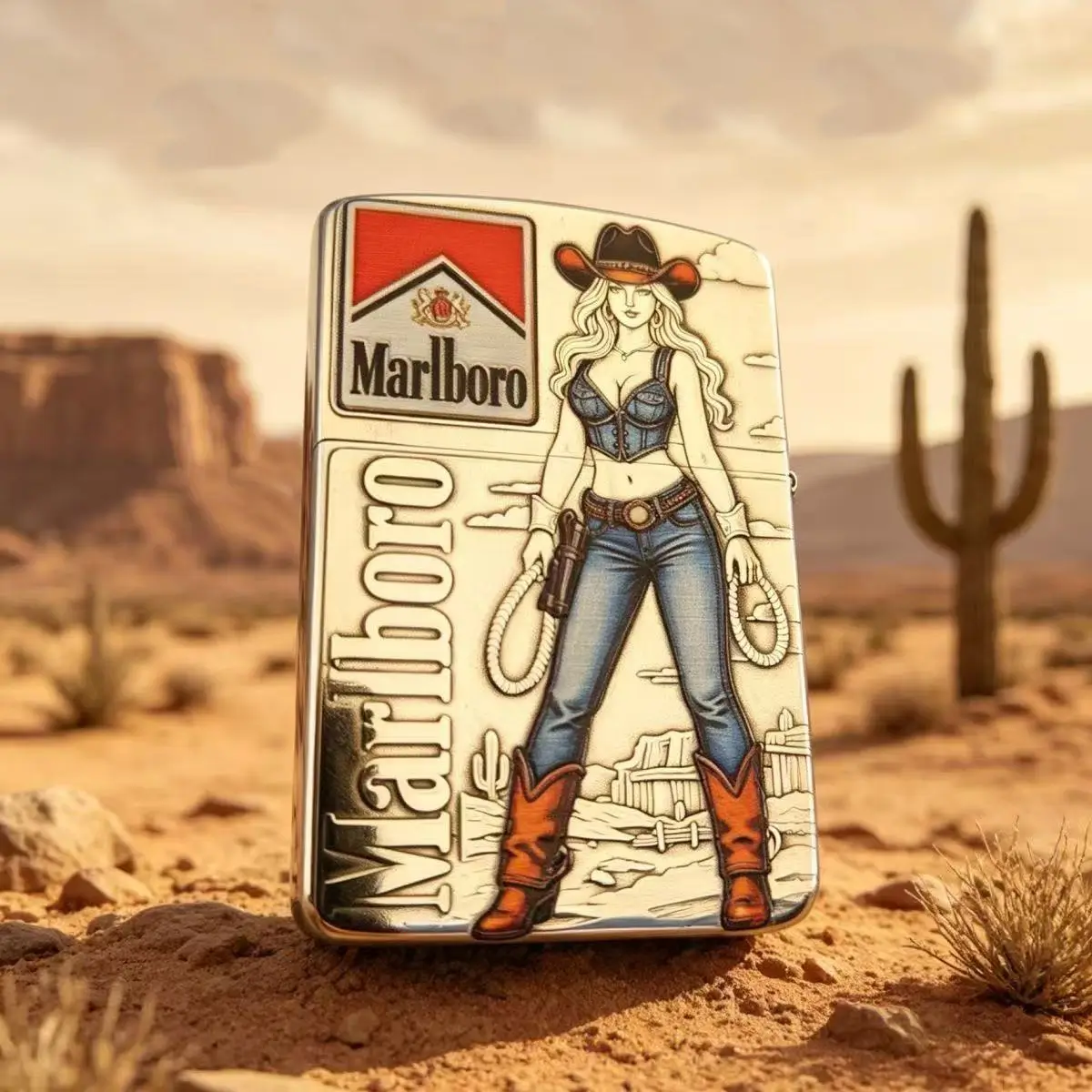 Zorro 910S Marlboro – Silver Enamel Colored - Image 2