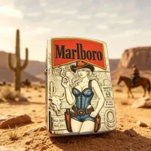 Zorro 910S Marlboro – Silver Enamel Colored