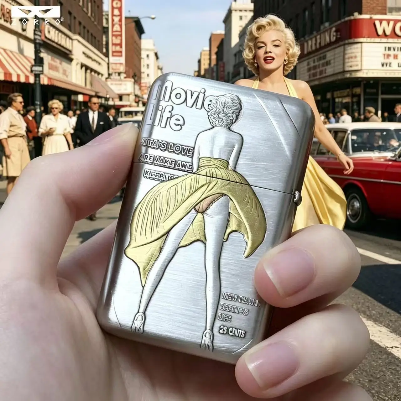 Zorro 790 Marilyn Monroe - Brass Inlaid - Image 2