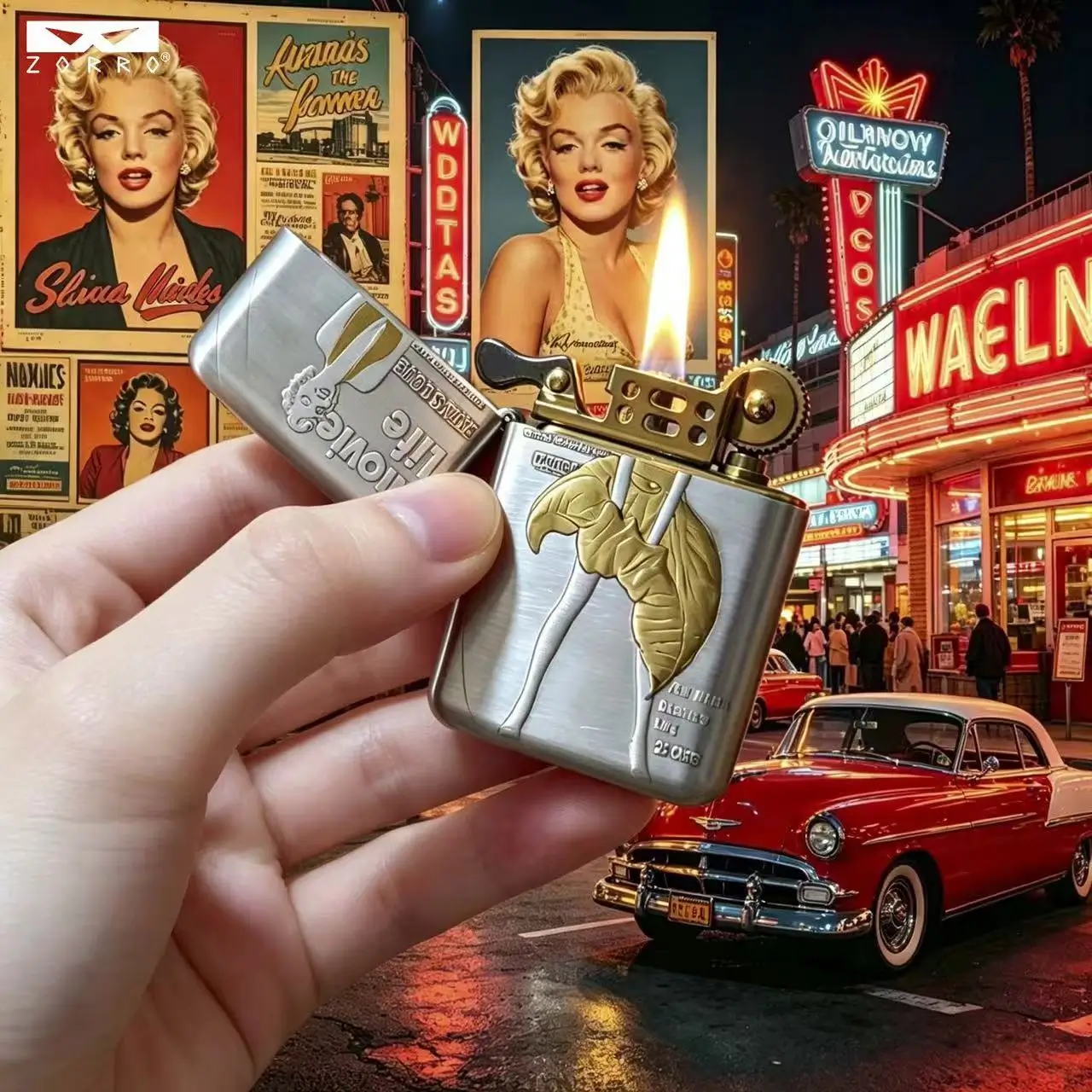 Zorro 790 Marilyn Monroe - Brass Inlaid - Image 3