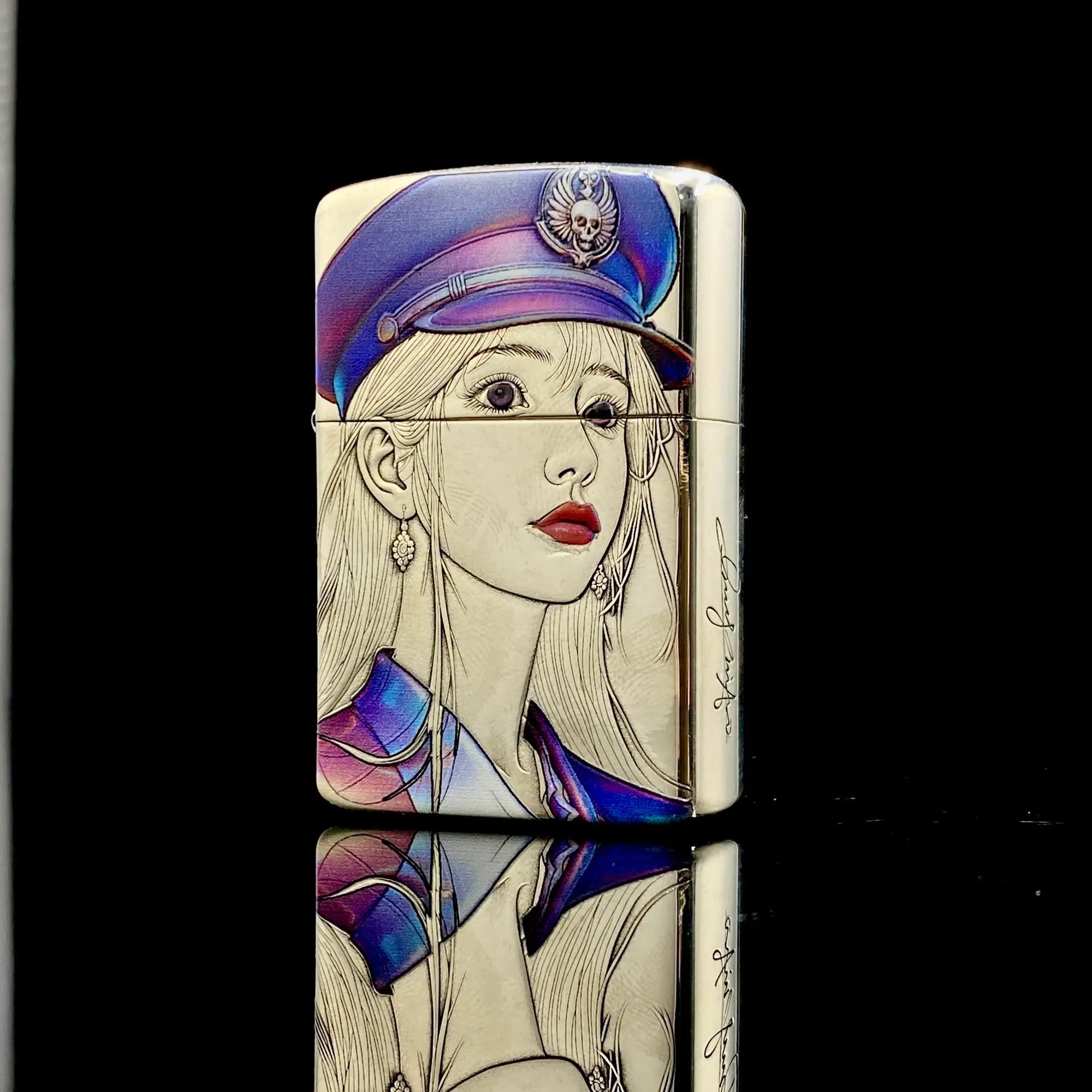 Zorro 902S Gorgeous Babe – Silver Enamel Colored