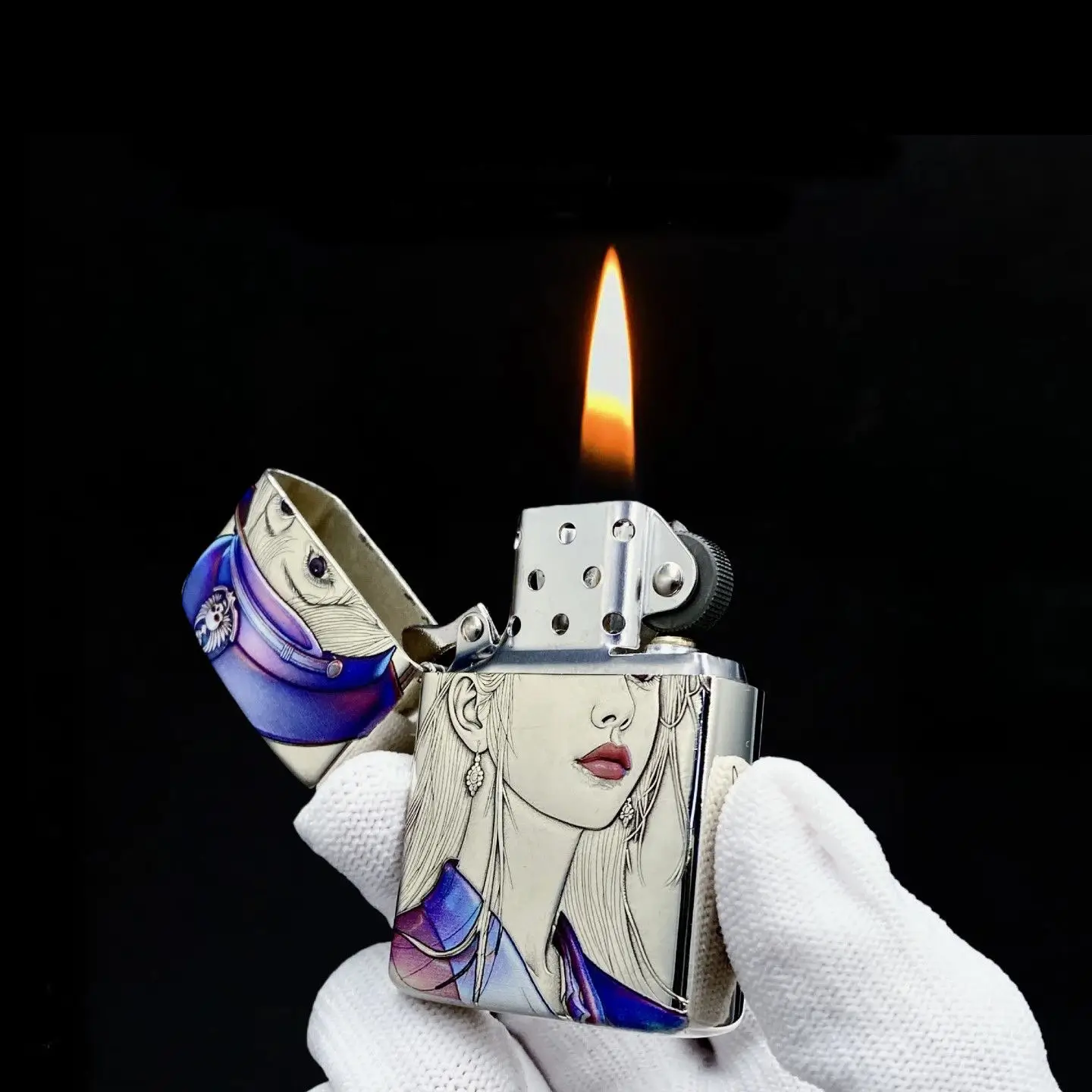 Zorro 902S Gorgeous Babe – Silver Enamel Colored - Image 4