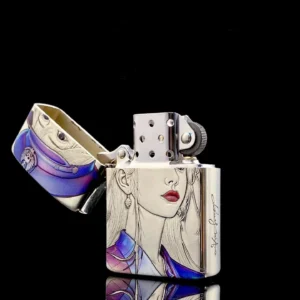 Zorro 902S Gorgeous Babe – Silver Enamel Colored - Image 3