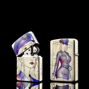 Zorro 902S Gorgeous Babe – Silver Enamel Colored - Image 6